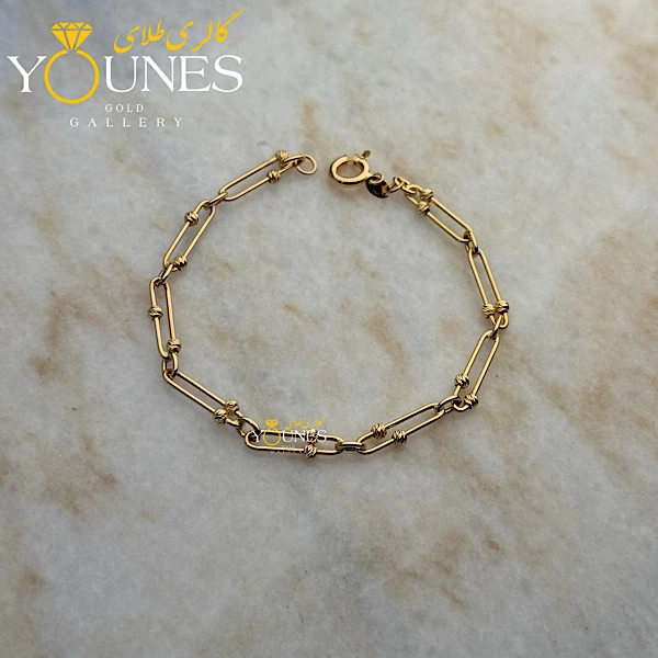 دستبند طلا دیپلمات گوی دار